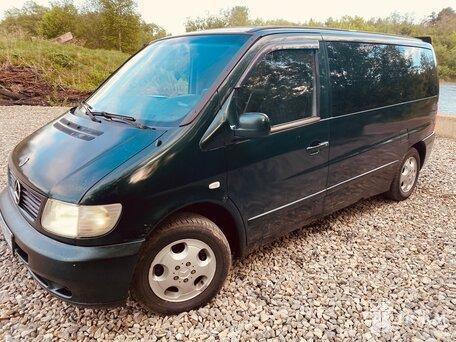 Mercedes, Vito, 2300, 98, бензин, минивэн, механика, передний привод, среднее состояние, левый, зеленый, 530 000 ₽